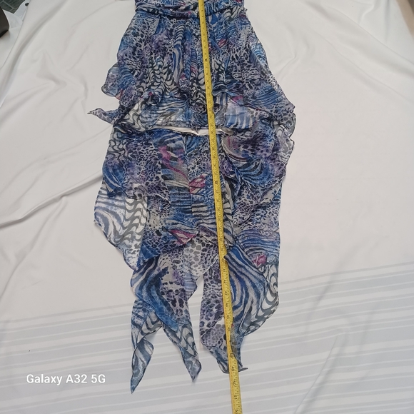 Deb Strapless Multicolor Dress Women Size L - Picture 14 of 16